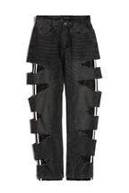CZ Distressed Two-Piece Jeans