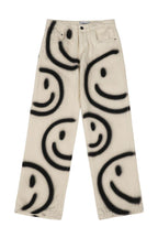 CZ Smiley Spray Printed Jeans