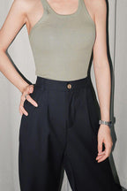 CZ Straight Casual Long Pants