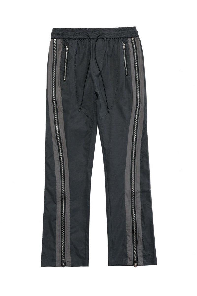CZ Functional Zipper Flared Trousers
