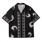 CZ Sea Print Cuban Shirt