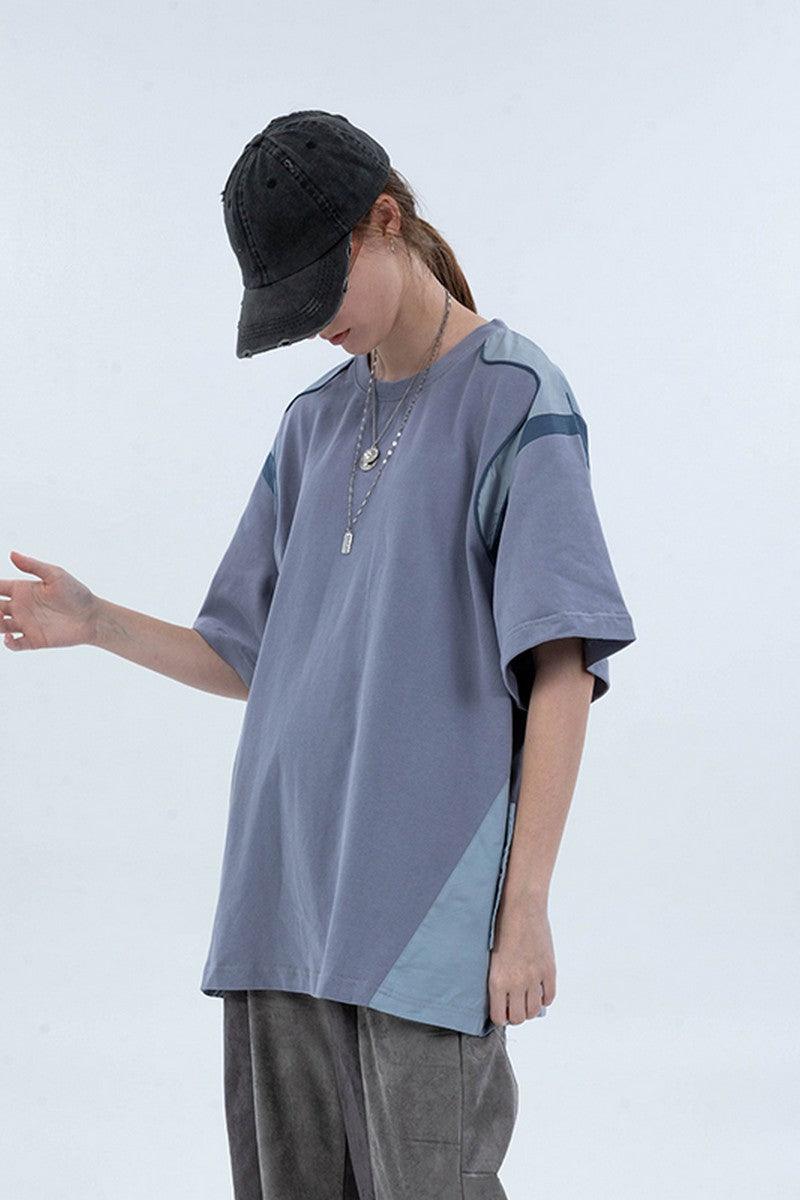Center of Rotation Futuristic Shape Stitched Tee