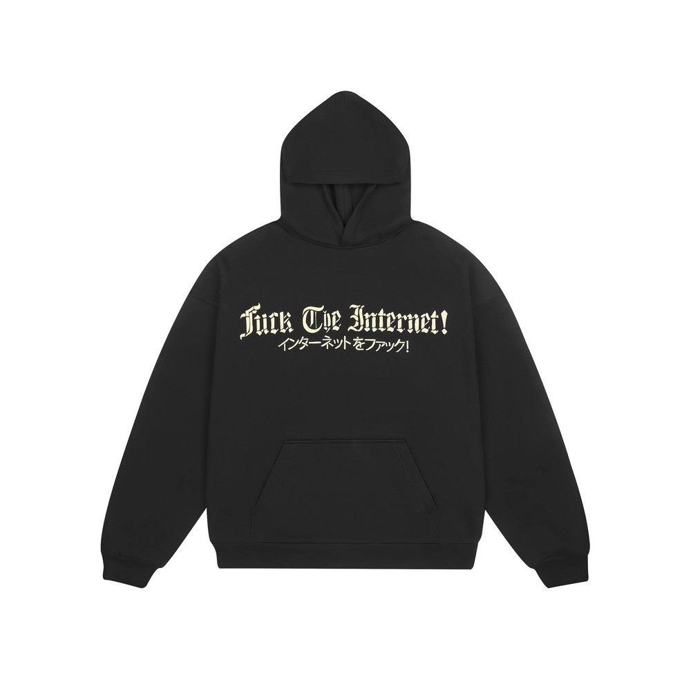 Skeleton Puff Print Hoodie