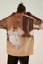 Empty Reference Ballet Oil Painting Cuban Shirt
