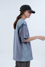 Center of Rotation Futuristic Shape Stitched Tee