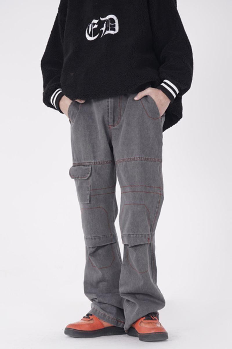 CZ Dark Washed Flared Jeans