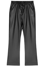 OO PU Leather Flared Trousers