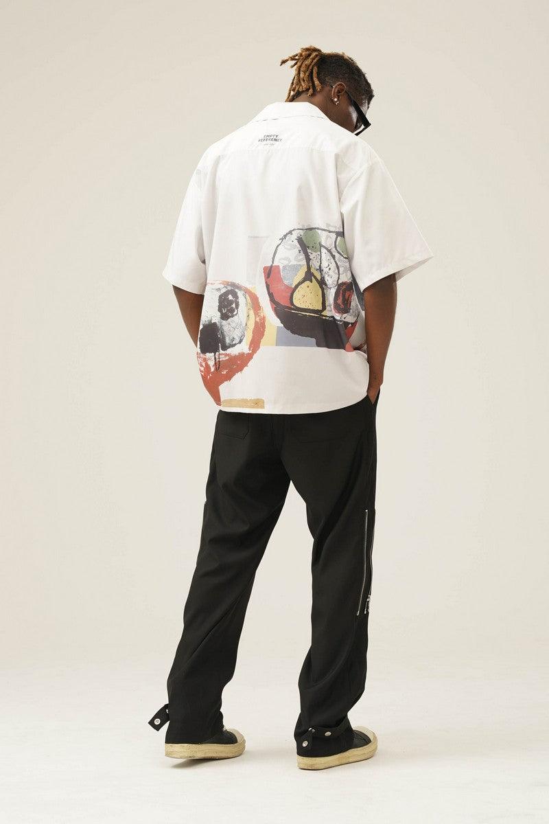 Empty Reference Watercolor Still Life Cuban Shirt