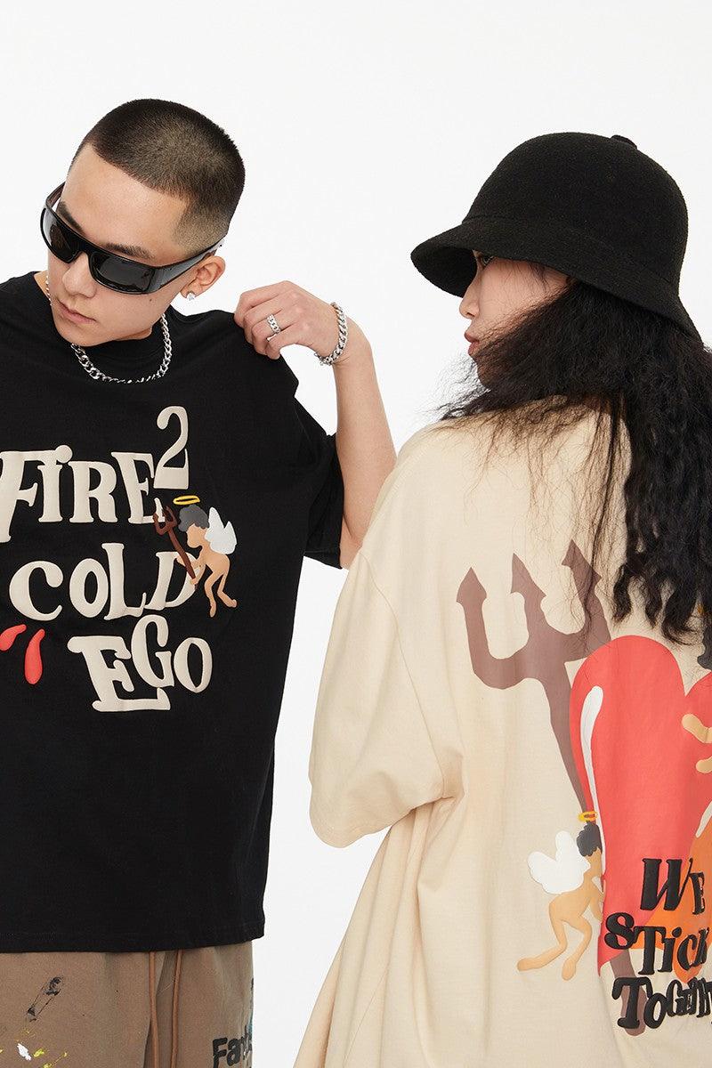 Angels Foam Print Tee