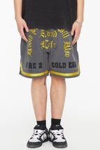 F2CE Embroidered Washed Shorts