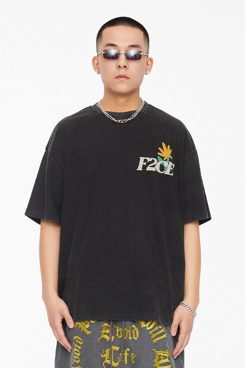 F2CE Foam Print Moon Tee