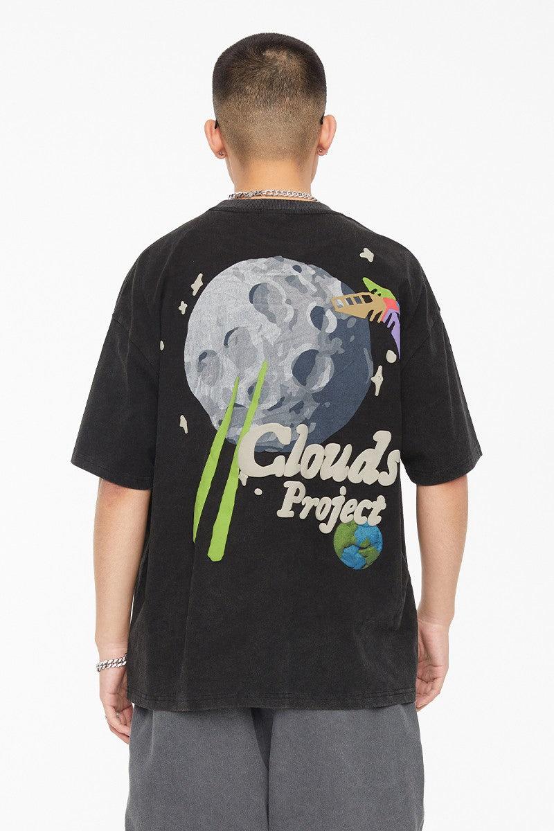 F2CE Foam Print Moon Tee