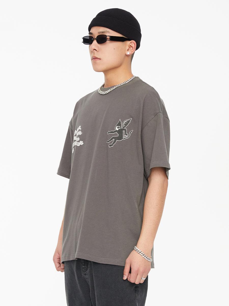 F2CE Angel and Demon Print Tee