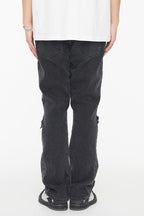 F2CE Distressed Flared Jeans