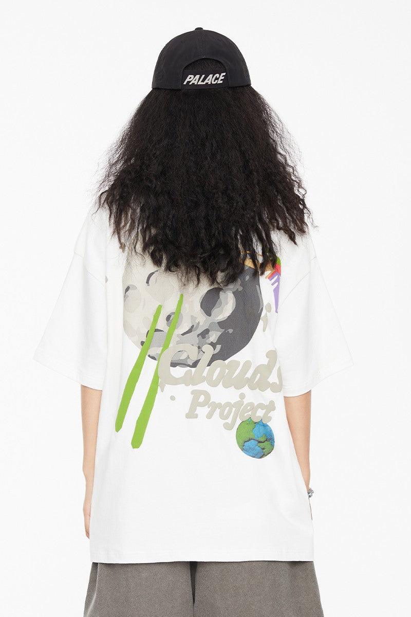 F2CE Foam Print Moon Tee