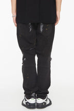 F2CE Splash Ink Washed Jeans