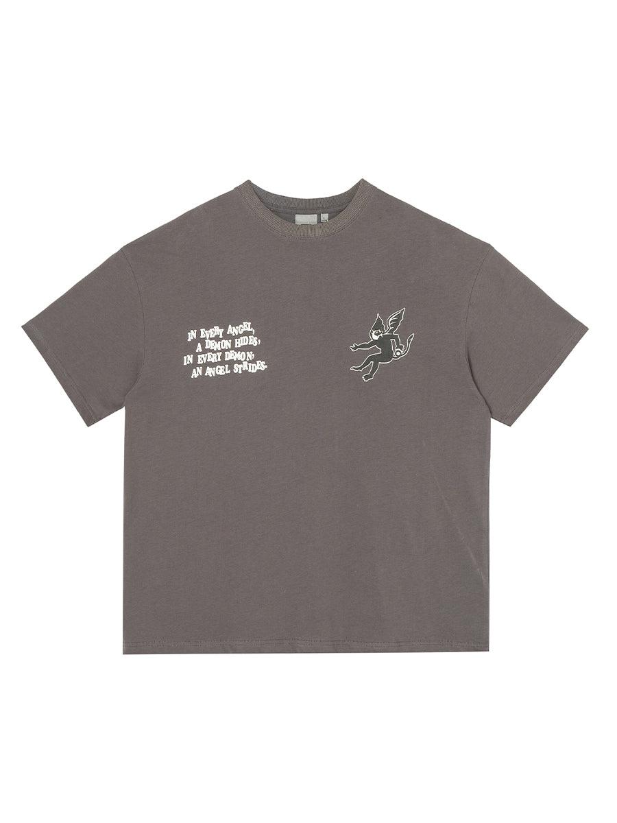 F2CE Angel and Demon Print Tee