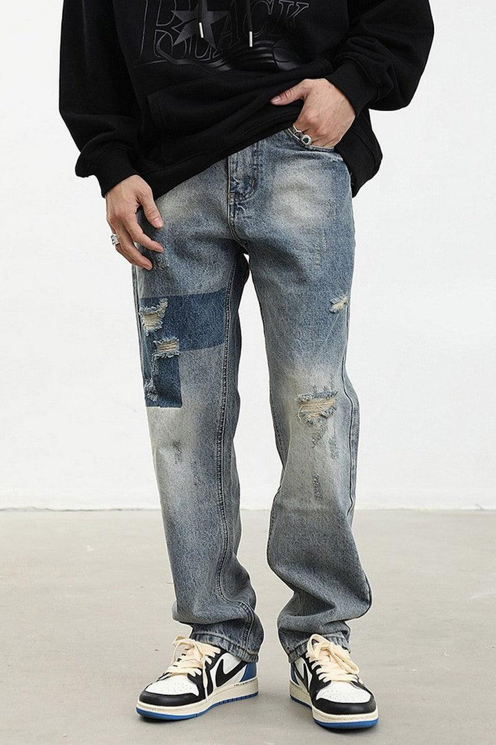 Retro Vintage Loose Jeans