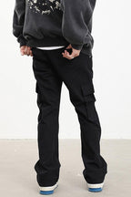 Button Up Cargo Trousers