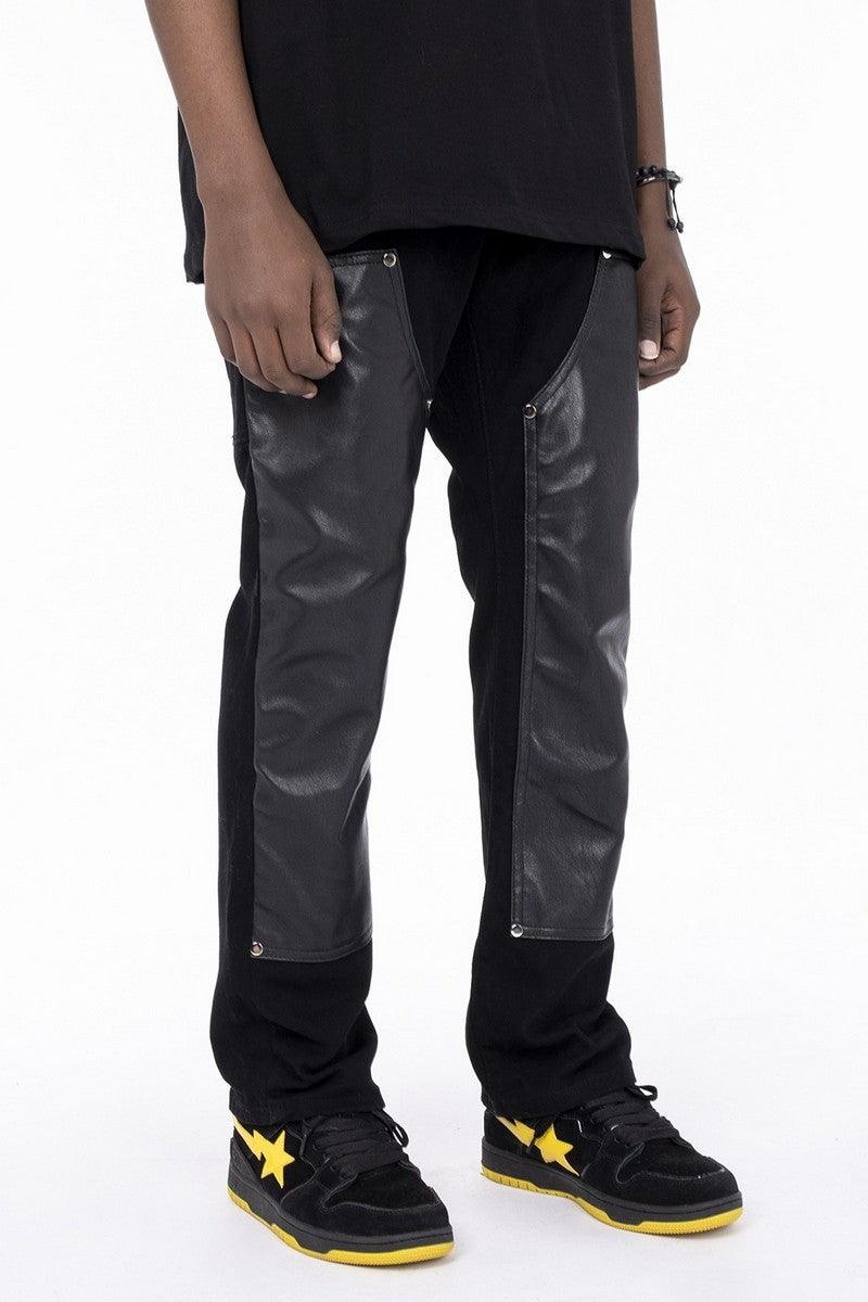 CZ Leather Double Knee Trousers