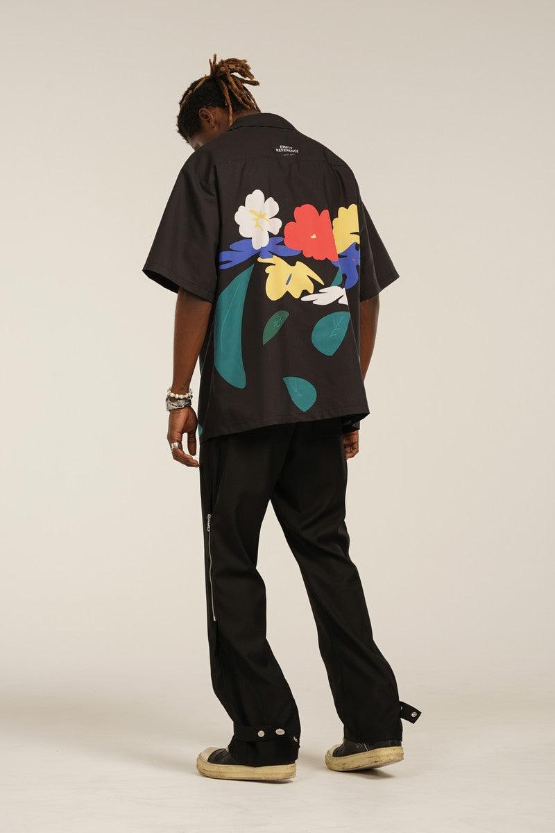 Empty Reference Zipper Adjustable Casual Pants