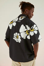 Empty Reference Flowers Print Cuban Shirt