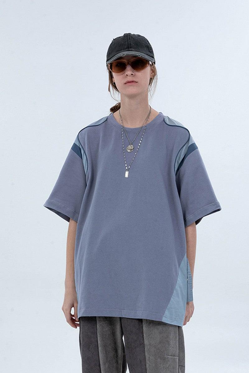 Center of Rotation Futuristic Shape Stitched Tee