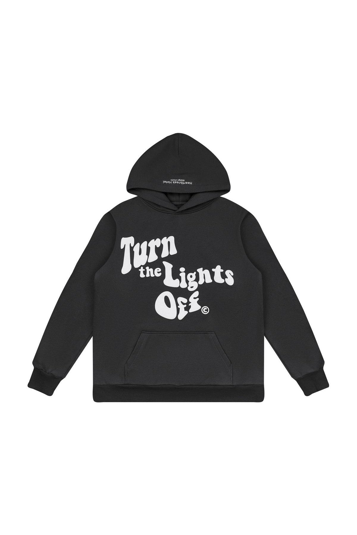 Lights Off Puff Print Hoodie