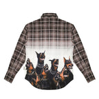 Empty Reference Doberman Plaid L/S Shirt