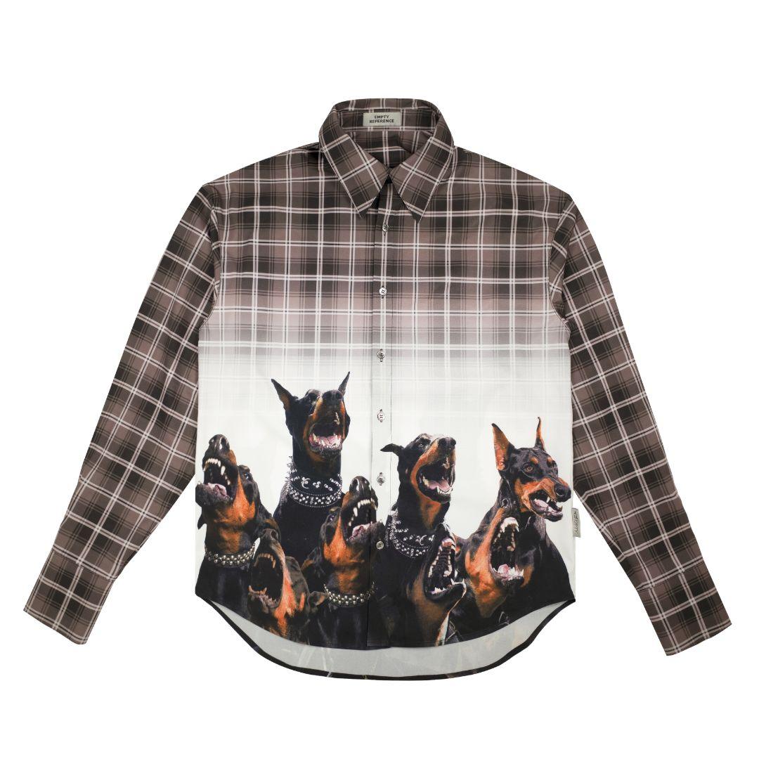 Empty Reference Doberman Plaid L/S Shirt