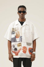 Empty Reference Watercolor Still Life Cuban Shirt