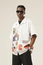 Empty Reference Watercolor Still Life Cuban Shirt