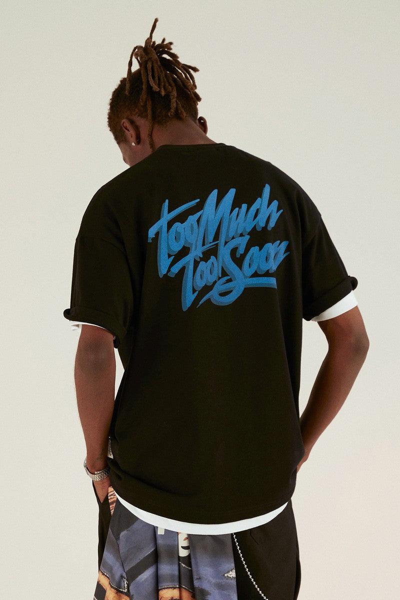 Empty Reference Fallen Angel Print Logo Tee