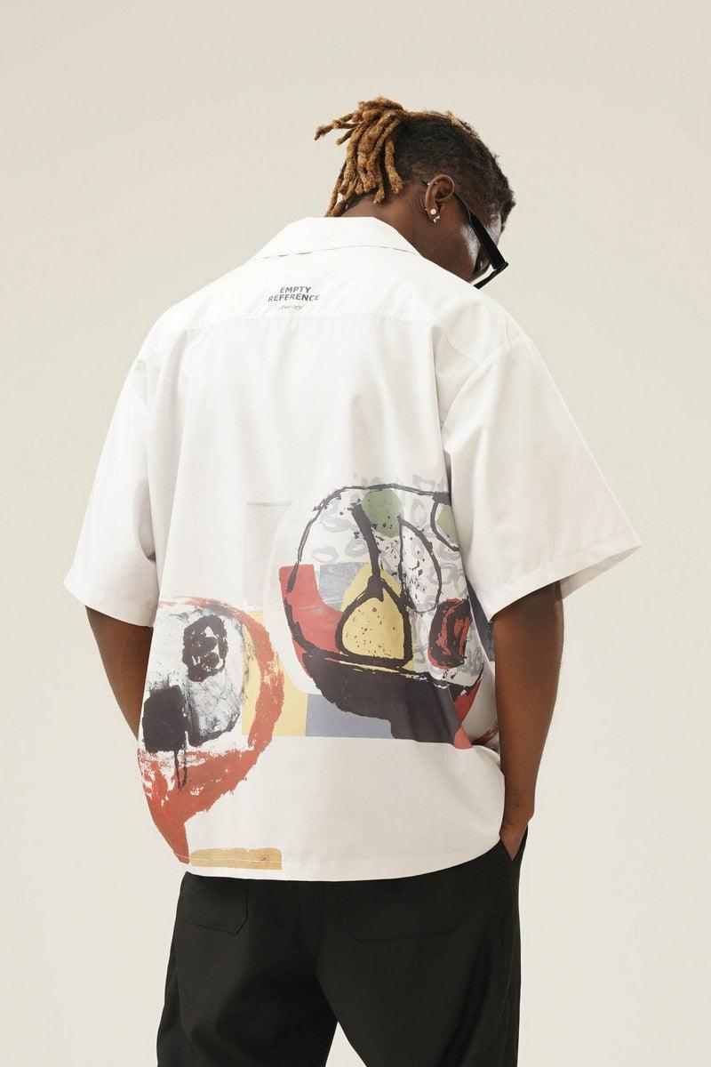 Empty Reference Watercolor Still Life Cuban Shirt