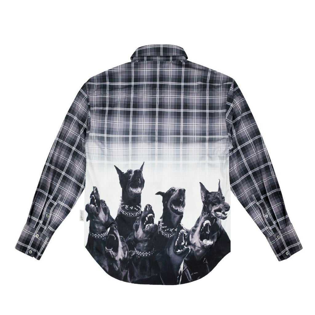 Empty Reference Doberman Plaid L/S Shirt