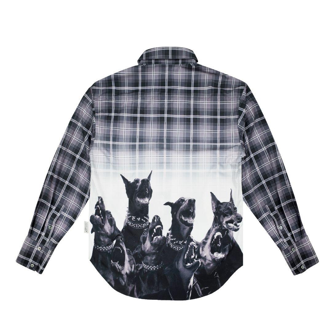 Empty Reference Doberman Plaid L/S Shirt