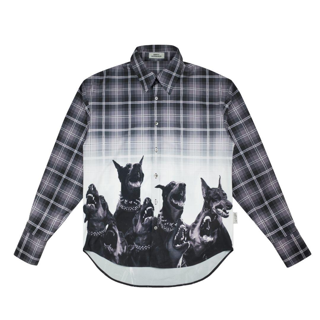 Empty Reference Doberman Plaid L/S Shirt