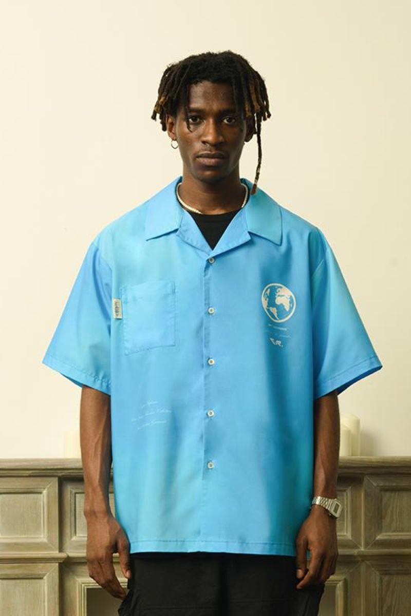 Empty Reference Logo Planet Cuban Shirt