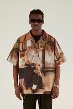 Empty Reference Ballet Oil Painting Cuban Shirt
