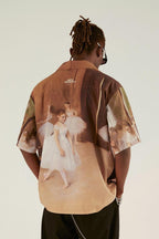 Empty Reference Ballet Oil Painting Cuban Shirt