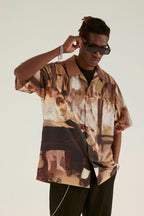 Empty Reference Ballet Oil Painting Cuban Shirt