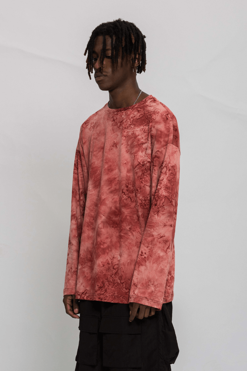 CZ Pink Bleached L/S Tee