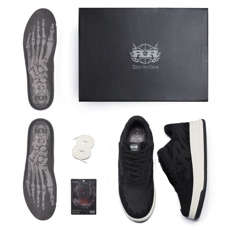 R-Evil Suede Black Sneakers