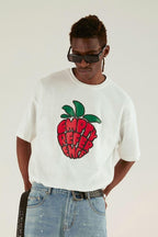 Empty Reference Strawberry Foam Logo Tee