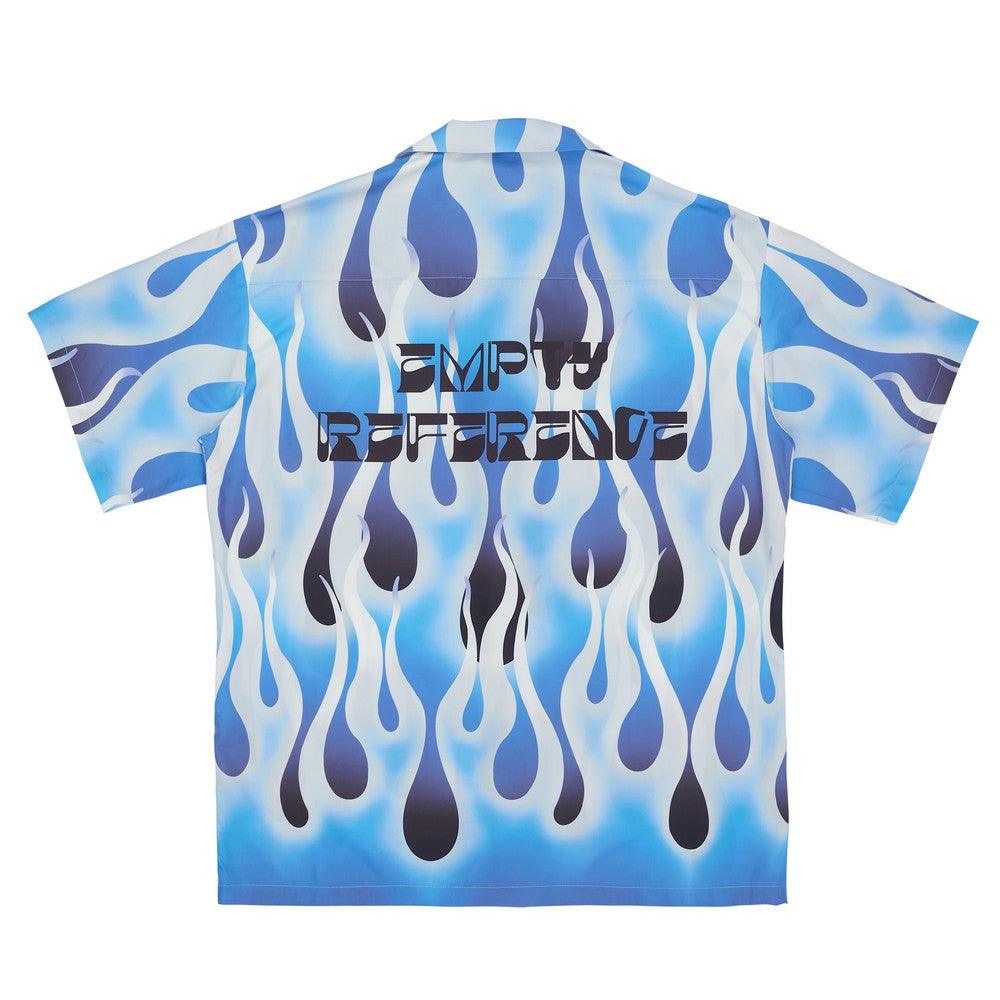 Empty Reference Flame Gradient Logo Cuban Shirt
