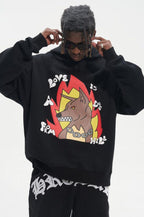 Dog From Hell Puff Print Hoodie