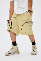 CZ Beige Full Pockets Cargo Shorts
