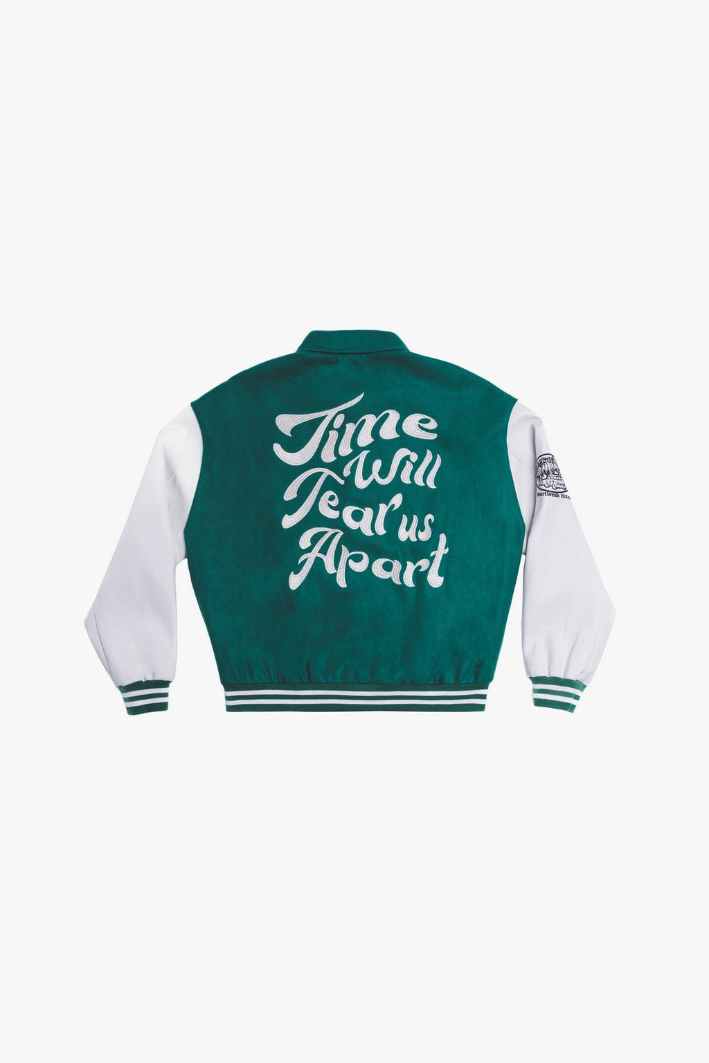 Tear Apart Embroidered Varsity Jacket