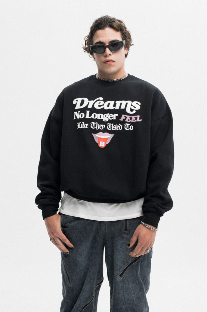 Dreams Puff Print Sweater