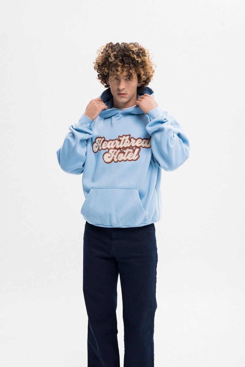 Retro Logo Embroidered Hoodie